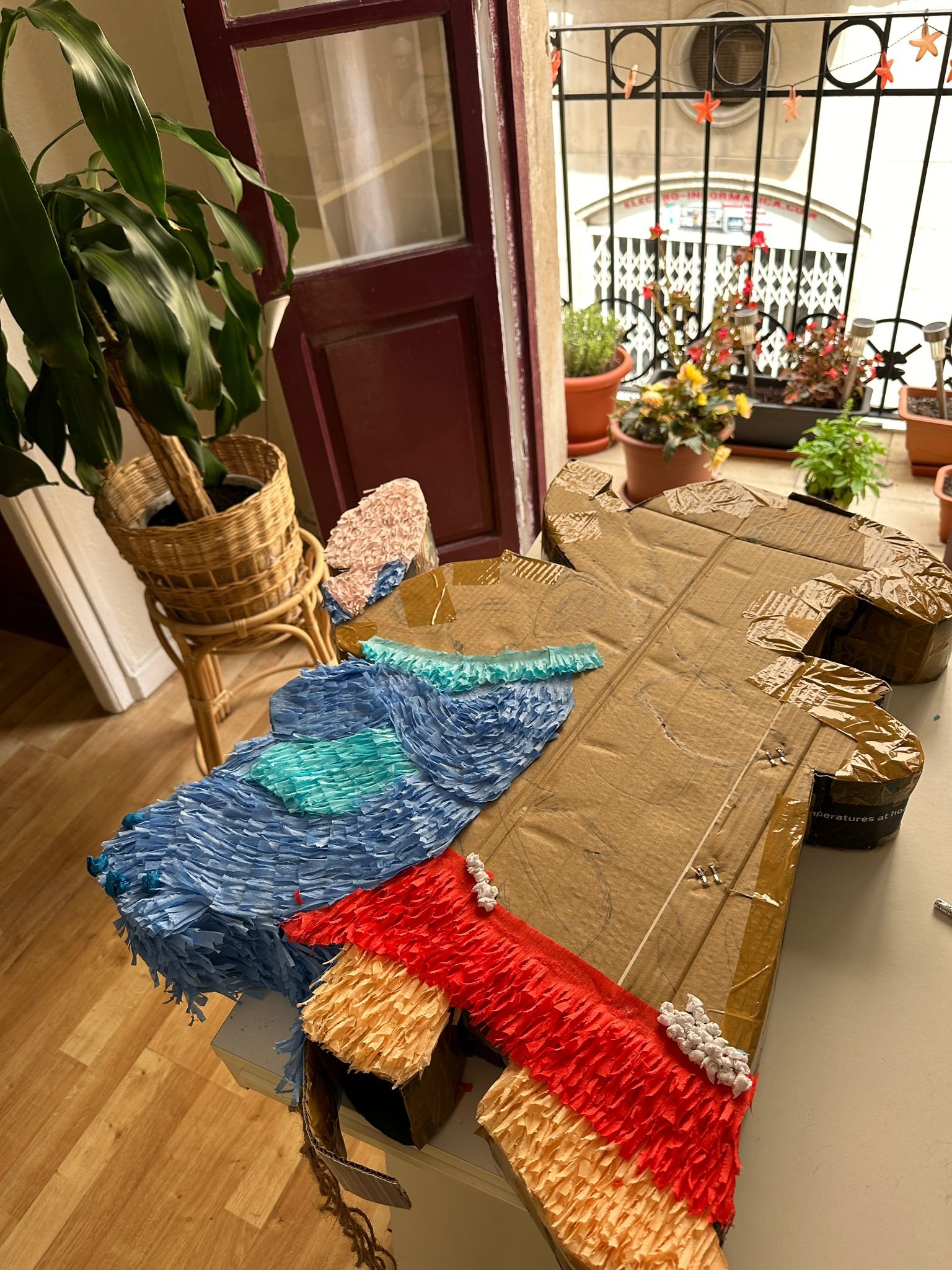 Proceso de creación de piñata